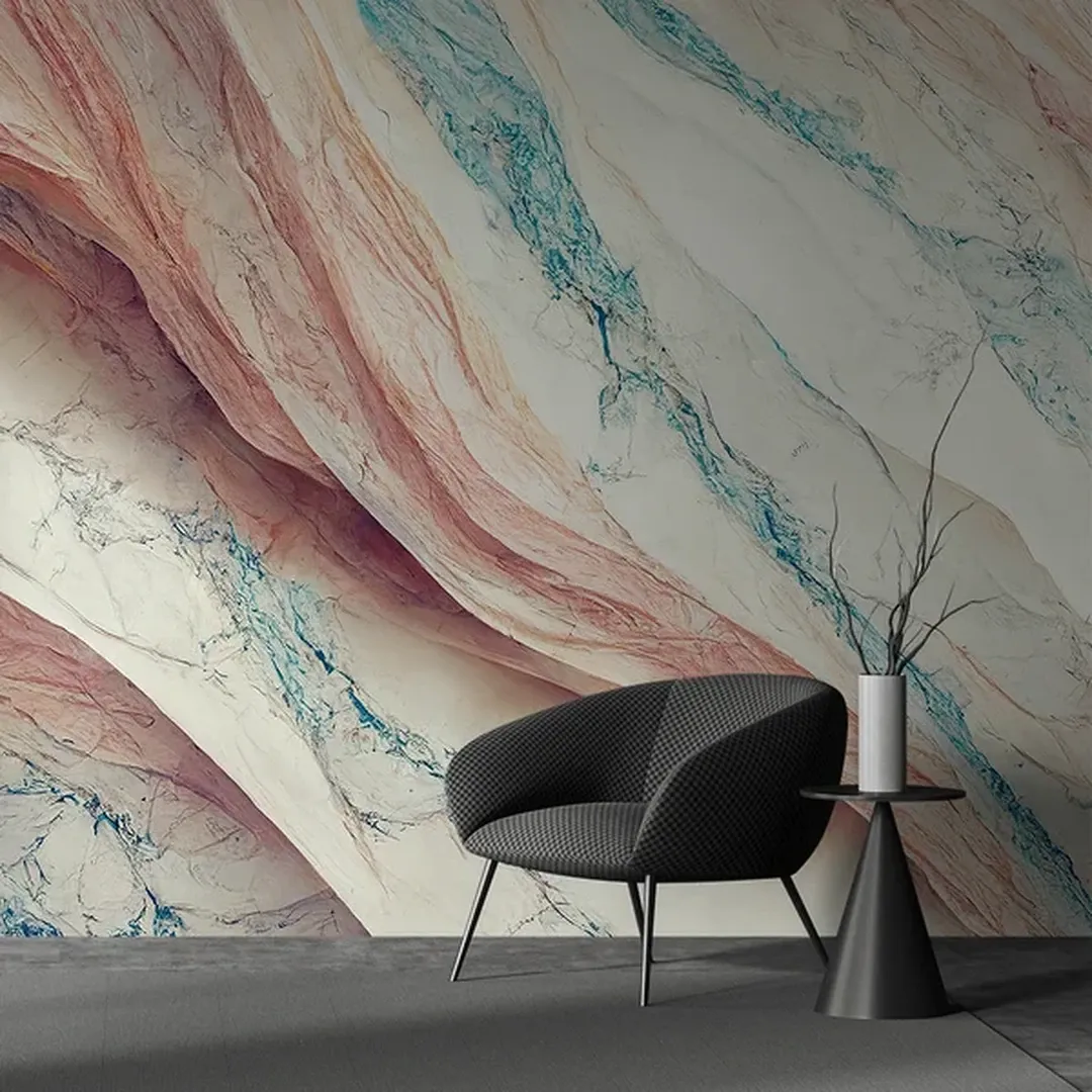 Abstract Desert Oasis Wallpaper | Rocket Design Abstract Desert Oasis Wallpaper - Image 1