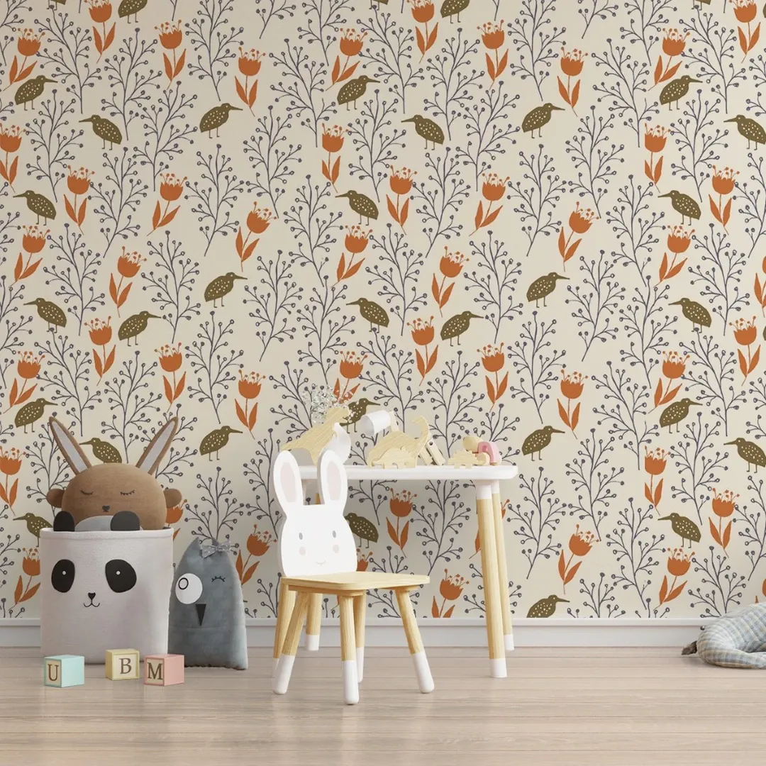 Birds And Floral Elegance | Rocket Design Birds and Floral Elegance - Image 1