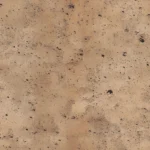 Modern Bedroom with Textured Stone Accent Wall