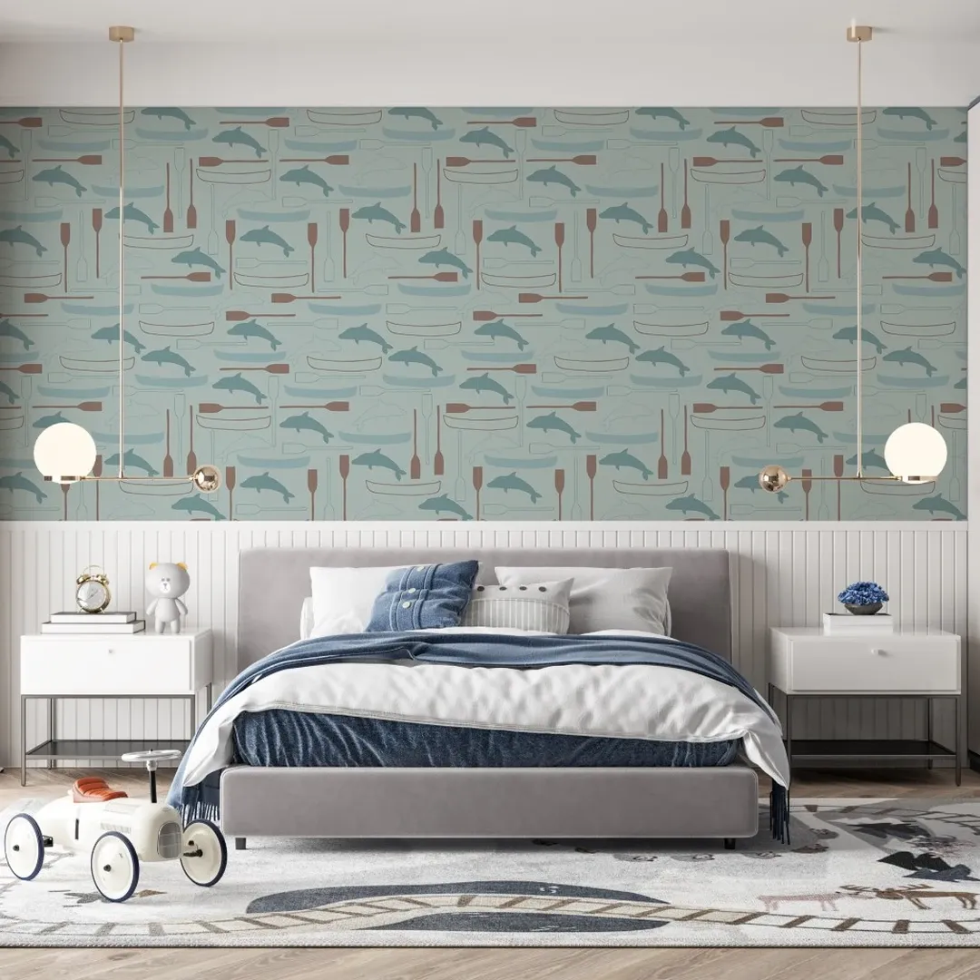 Canoe And Dolphin Adventure | Rocket Design Canoe and Dolphin Adventure - Image 1