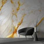 Dark Marble Luxe Wallpaper