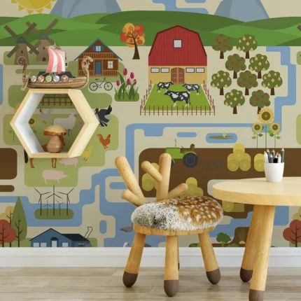 Farm Life and Nature Wallpaper