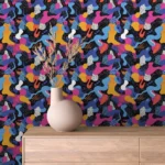 Funky Pop Art Abstract Wallpaper