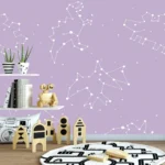 Lavender Constellation Dinosaurs