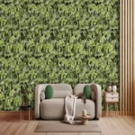 Lively Variegated Foliage Wall Mural
