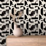 Monochrome Geometric Harmony