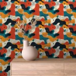 Organic Flow Pattern Wallpaper