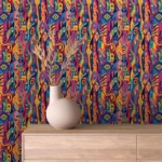 Psychedelic Tribal Fusion Wallpaper