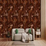 Rich Autumn Leaves Wall