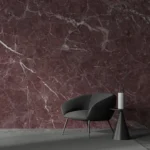 Rich Burgundy Marble Texture Wallpaper
