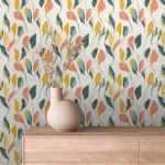 Soft Botanical Flow Wallpaper