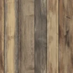 Sleek Wood Vintage Living Room Decor