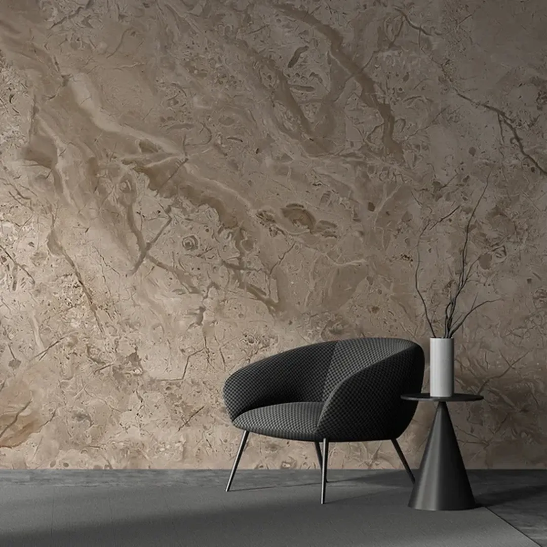 Taupe Stone Texture Wallpaper | Rocket Design Taupe Stone Texture Wallpaper - Image 1